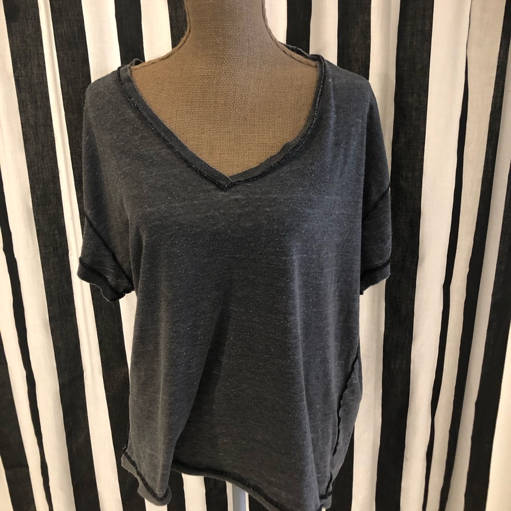Free people open back T-shirt